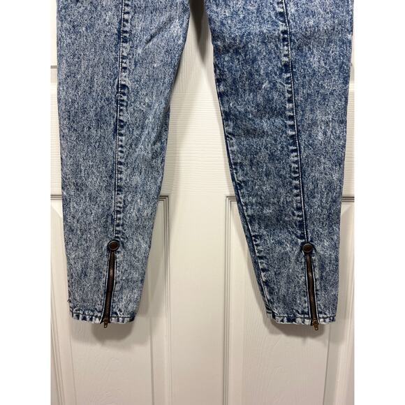 Vtg 80s Levi's 900 Series Acid Wash Jeans High Rise Mom Zip Ankle Gray Tag Yoke - Picture 5 of 10